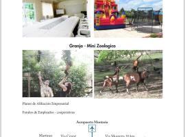 hotel Vila orlanda finca hotel eventos，位于蒙特里亚的酒店