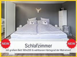HaFe Ferienwohnung Bad Sachsa - waldnah, hundefreundlich, Smart Home Ausstattung，位于巴特萨克萨的公寓