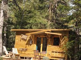 Chalet Hibou 1 couchage en 140 Domaine de la Mamounette，位于Champclause的酒店