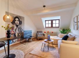 Stilvolle Designer Wohnung im Herzen der Altstadt，位于维特利希的低价酒店