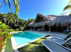 Las Terrenas - Caribbean Villa for 6 people - Exceptional location，位于拉斯特拉纳斯的乡村别墅