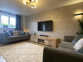 Whittaker Mews near Alton Towers JCB