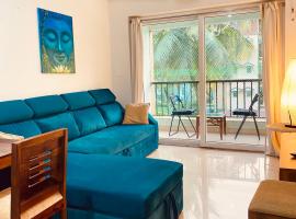 Luxury apartment Blue lagoon，位于Goa的住所