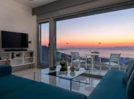 Rhodes Skyline Suite with In Door Jacuzzi Sea View