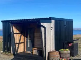 Unique luxurious cabin on sea view working croft