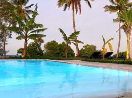 LIONS VILLA ZANZIBAR - Private Cook & Infinity Pool - ON THE SEASIDE，位于吉汶瓦的别墅