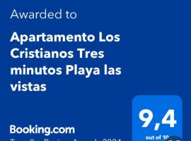 Apartamento Los Cristianos Tres minutos Playa las vistas，位于阿罗纳Parque Santiago 6 Shopping Centre附近的酒店