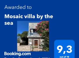 Mosaic villa by the sea，位于普罗塔拉斯的海滩短租房