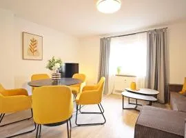Blossfeld-Apartments XL-Ferienwohnung Jena Zentrum, 2 Schlafzimmer, W-Lan, Waschtrockner, Smart-TV