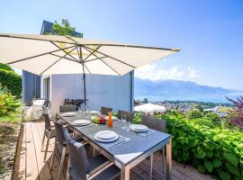 Panoramic 3BD Dream Family Villa in Montreux by GuestLee，位于Le Châtelard的别墅
