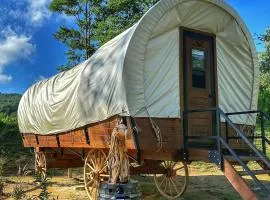 Luxury Glamping Wagon with mountain and vineyard views Winery