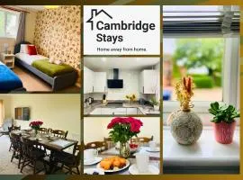 Cambridge Stays 3BR House-Garden-Free Parking-15 min to centre-5 min to motorway