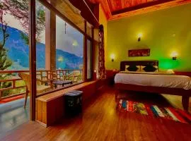 Nature Valley View Resort Manali 2 Bedrooms luxury Cottages and Valley view