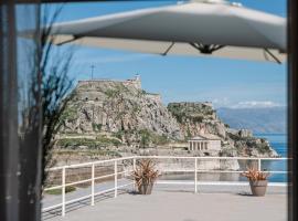 Old Fortress View Roof Top Apartment by Konnect，位于科孚镇的自助式住宿