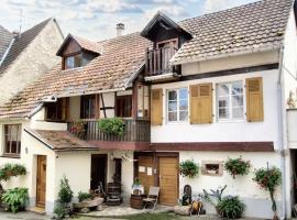 Maison de 3 chambres avec terrasse amenagee et wifi a Ingersheim，位于安热尔桑的度假屋