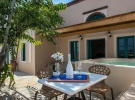 Magnificent Santorini Villa | 3 Bedrooms | Villa Royal | Beautiful Caldera View with 2 Outdoor Hot Tubs | Oia