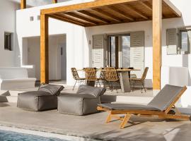 P square Luxury villas Naxos，位于纳克索斯岛卡斯特拉基的别墅