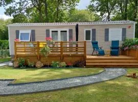 Mobil-home spacieux et confortable avec terrasse bien exposée