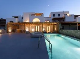 Luxury White Stone Villa Paros