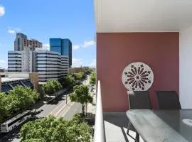 CBD 2BR Apartment at 96 North Tce - Free Parking