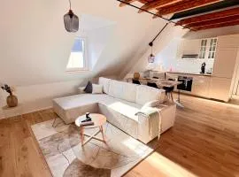Dachgeschoss-Maisonette-Apartment mit Klimaanlage