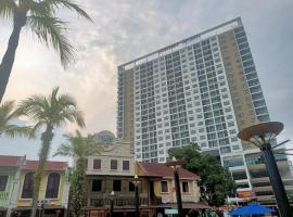 Lost World of Tambun, Sunway Onsen Studio, 1BR, 2-4pax，位于淡文的带按摩浴缸的酒店