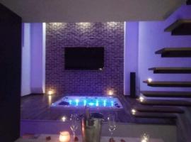 magnifique loft avec jacuzzi et sauna privatif，位于Ferrière-la-Grande的酒店