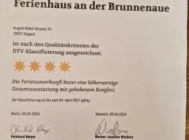 Ferienhaus an der Brunnenaue 4 Sterne zertifiziert kostenlos Wlan & Netflix