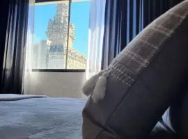 Apartamento en el centro de Montevideo con hermosa vista y cerca del mar