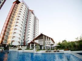 Sophisticated Condo in Mactan,Cebu with balcony near Airport&Beaches，位于Sudtungan的公寓