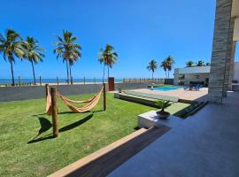 Beira mar com vista espetacular! Quinta da Barra!，位于Barra do Sirinhaém的度假屋