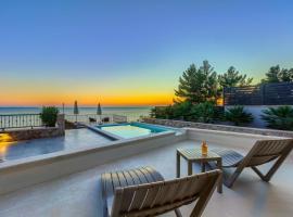 Peaceful Villa Luce di Mare - heated pool, sauna，位于伊万多拉克的酒店