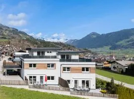 H21 - Modernes Ferienhaus 145qm, 4SZ, Wellnessbereich mit Sauna und Dachterrasse mit Panoramablick, Kühlen und Heizen mit Geothermie