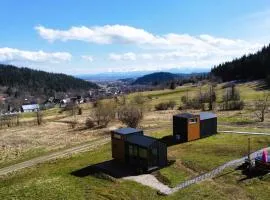 Domek w górach Tiny House Forest Jacuzzi/widoki，位于Lipnica Wielka的小屋