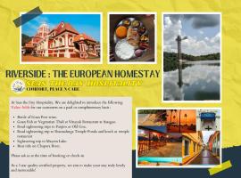 Riverside, The European Homestay 1 and 2! Luxury and Value in Goa's delightful location，位于Agarvado的公寓