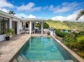 Villa Happy SALT, vue mer, piscine, jacuzzi，位于Saint Martin的度假屋