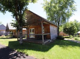 Chalet au cœur des Volcans, confortable avec terrasse, 2 ch, animaux acceptés, tennis, jeux pour enfants - FR-1-742-445，位于萨莱的酒店