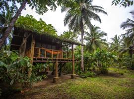 Jardín Botánico del Pacífico y Mecana Ecohotel，位于巴亚索拉诺的山林小屋