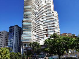 Book Santos - Condomínio Unlimited - Apartamento com Vista Mar e Apartamento com Vista Piscina，位于桑托斯的酒店