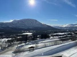 Flott leilighet med ski in ski out, utsikt og balkong