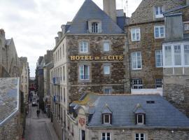 Hôtel de la Cité，位于圣马洛穆罗斯内城的酒店