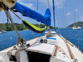 Velero en Isla Linton，位于Puerto Lindo的船屋