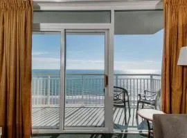 Oceanfront corner unit with panaramic views,pools,hot tub,lazy river,exercise room