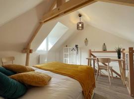 Thuit de l'Oison - Superbe appartement F2 duplex，位于Le Thuit-Simer的酒店