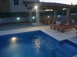 Ferienhaus mit Privatpool für 8 Personen ca 150 qm in Gabonjin, Kvarner Bucht Krk