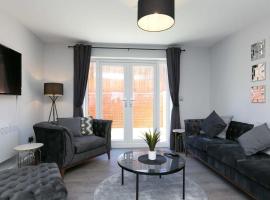 Stunning 2 Bedroom Apartment in Wallasey，位于沃勒西的带停车场的酒店