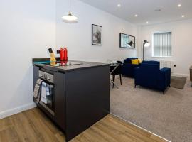 Contemporary 1 Bed Apartment Central Bolton，位于博尔顿的公寓
