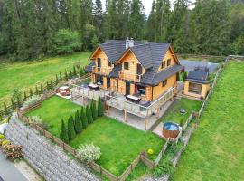 LK Resort Łapsze domy z prywatną balią i sauną，位于拉普斯尼恩的酒店
