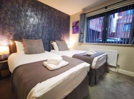 Belfast Central 2 Bedroom Luxurious Modern Stay，位于贝尔法斯特的公寓