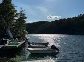 Summerhouse in south of Norway with privat boat house.